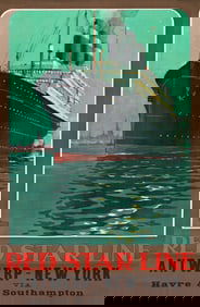 ALO (Charles Hallo). Red Star Line. Circa 1914.