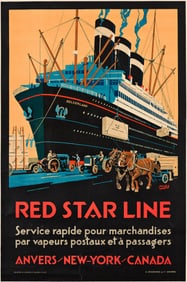 Morley. Red Star Line. Circa 1914.