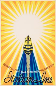 Paolo Federico Garretto. Italian Line. 1937.