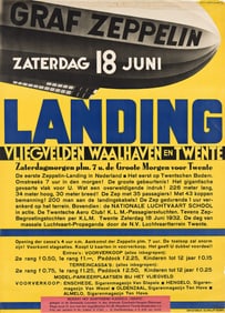Kees Van Der Laan. Graf Zeppelin / Landing. 1932.