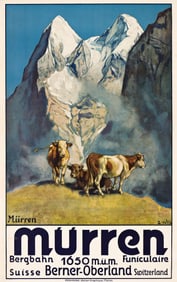 Ernst Hodel. Mürren / Berner - Oberland. 1925.