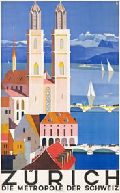 Otto Baumberger. Zürich / Die Metropole der Schweiz. 1929.