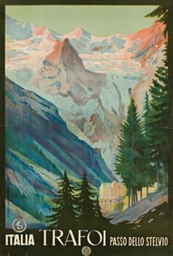 Designer Unknown. Trafoi / Passo Dello Stelvio. Circa 1920.