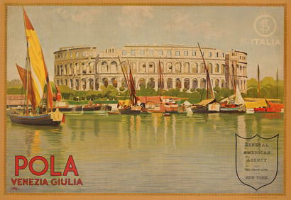 Leopoldo Metlicovitz. Pola / Venezia Giulia. Circa 1920.