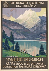 Rafael De Penagos Zalabardo. Valle - De - Aran. 1929.