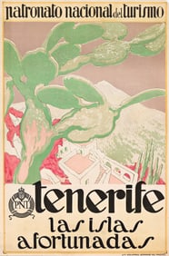 Signature Unknown. Tenerife / Las Islas Afortunadas. Circa 1930.