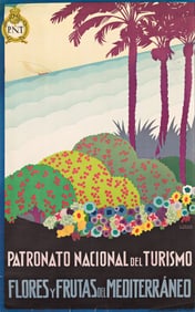 A. Vercher. Flores y Frutas del Mediterráneo. Circa 1930.