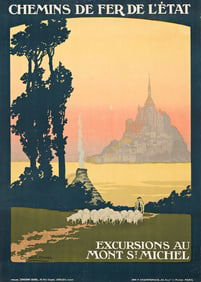 Léon Constant-Duval. Excursions au Mont St. Michel. Circa 1920.