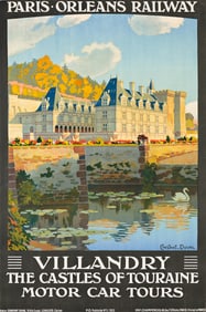 Léon Constant-Duval. Villandry / The Castles of Touraine. 1923.