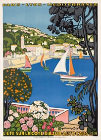 Guillaume Georges Roger. L'Été sur la Côte d'Azur. 1924.