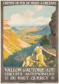 Léon Constant-Duval. Vallon d'Autoire. 1926.