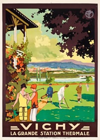 Roger Soubie. Vichy / La Grande Station Thermale. 1928.