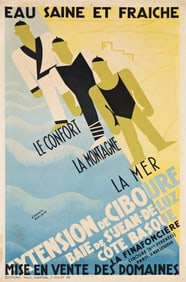 Francis Bernard. Eau Saine et Fraiche / Extension de Ciboure. 1928.