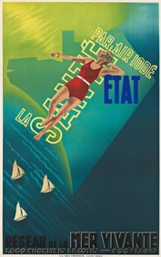 André Nivault. La Santé Par l'Air Iodé. 1934.