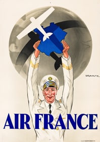 Dransy (Jules Isnard). Air France. 1933.