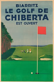 Jack Maxwell. Biarritz / Le Golf de Chiberta. 1948.