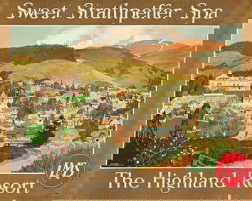 Warwick Reynolds. Sweet Strathpeffer Spa / The Highland Resort. Circa 1920s