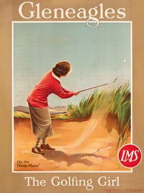 Designer Unknown. Gleneagles / The Golfing Girl. Circa 1925.