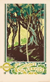 Albert Arthur Moore. At London's Service / London Underground. 1934.