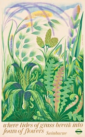 John F.W.C. Farleigh. Where Tides of Grass Break into Foam of Flowers / Swinburne. 1937.