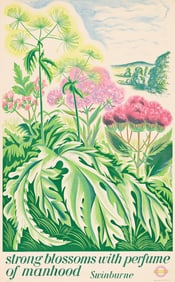 John F.W.C. Farleigh. Strong Blossoms with Perfume of Manhood / Swinburne. 1937.