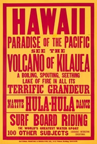 Designer Unknown. Hawaii / Paradise of the Pacific. 1908.