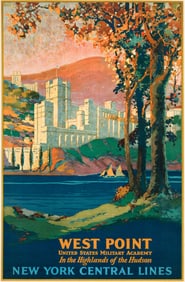 Frank Hazell. West Point / New York Central Lines. 1927.