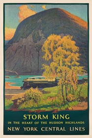 Walter L. Greene. Storm King / New York Central Lines. 1928.