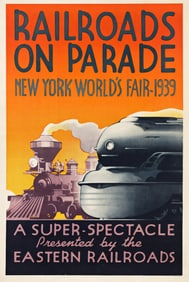 Leslie Ragan. Railroads on Parade / New York World's Fair. 1939.