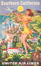 Jospeh Feher. Southern California / United Air Lines. Circa 1950.