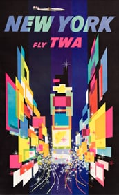 David Klein. New York / Fly TWA. 1956.
