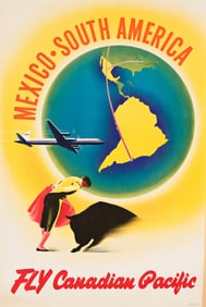Peter Ewart. Mexico - South America / Fly Canadian Pacific. 1956.
