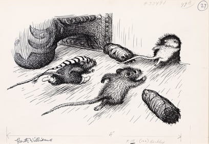 Garth Williams, (1912-1996), "With an Instant's Terrific Effort Nils and Bernard Wrenched Themselves