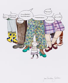 Jane Breskin Zalben, (b. 1950), "People came from far and wide to see the work of the new budding