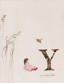 Jane Breskin Zalben, (b. 1950), "Y: I heard Yellow Jacket. A-buzzing near me," 1979.