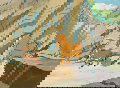 John Halas / Joy Batchelor, (1912-1995) / (1914-1991), Animal Farm group of 4 key master animation