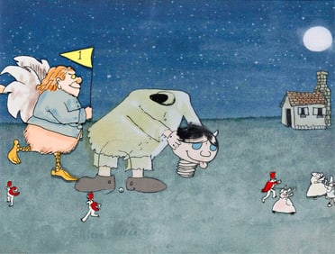 Maurice Sendak / Fred Calvert, (1928-2012) / (1936-2015), Seven Monsters, Monster #7, Sesame Street