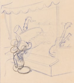 Walt Disney Studios / Manuel Gonzales, (1913-1993), Mickey Mouse, The Miracle Maker preliminary