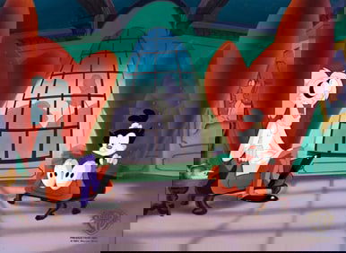 Warner Bros. / Amblin Entertainment, Animaniacs First Episode, Dr. Scratchansniff and Dot animation