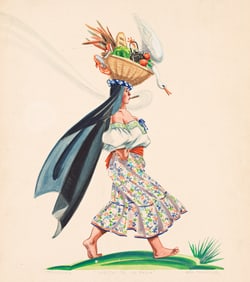 Ada Peacock, (20th Century), Vuelta de la Feria. 1940.