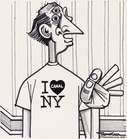 Paul Francis Conrad, (1924-2010), I 'Love Canal' NY, 1980.