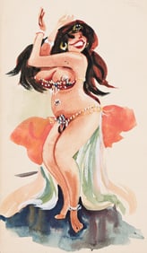 Eldon Lawrence Dedini, (1921-2006), Belly dancer, 1972.