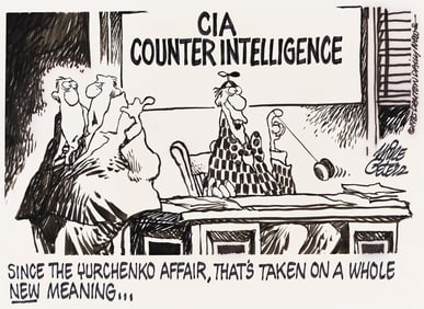 Mike Peters, (b. 1943), CIA Counter Intelligence. 1985.