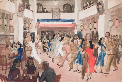 Howard Baer, (1906-1986), United Nations Club, dance hall in Kumming. 1945.