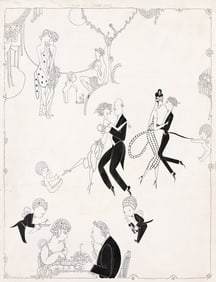 Anne Harriet Fish, (1890-1964), The Course of True Love. Circa 1920.