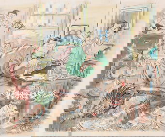 Creig Flessel, (1912-?), Hickory Hill family. 1950.