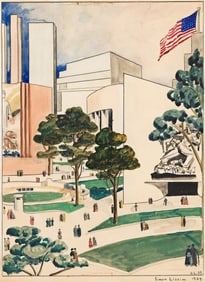Simon Lissim, (1900-1981), New York World's Fair. 1939.