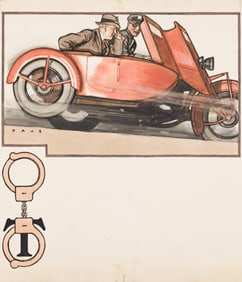 Herbert Andrew Paus, (1880-1946), "Keep going faster, can't you?" 1933.