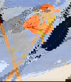 Robert O. Reid, Dates unkonwn, Skiing accident. 1940.