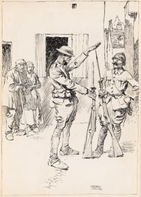 Herbert Morton Stoops, (1888-1948), WWI French soldiers. Circa 1940.